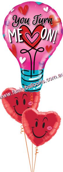 (image for) Naughty + Nice Balloon Bouquet - Click Image to Close