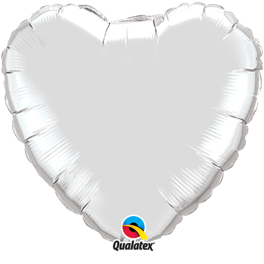 (image for) Silver Heart Foil - Click Image to Close