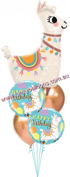 (image for) Lovable Llama Birthday Bouquet - Click Image to Close