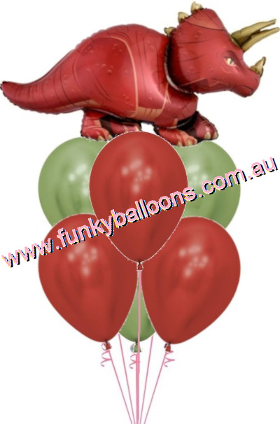 (image for) Triceratops Dinosaur Balloon Bouquet - Click Image to Close