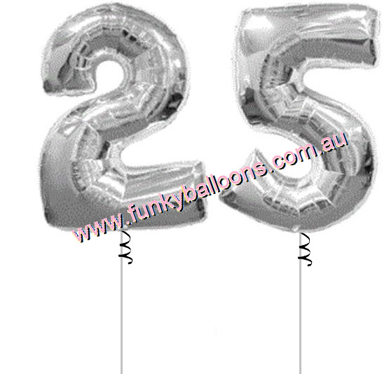 25 Megaloon Numbers (Silver)