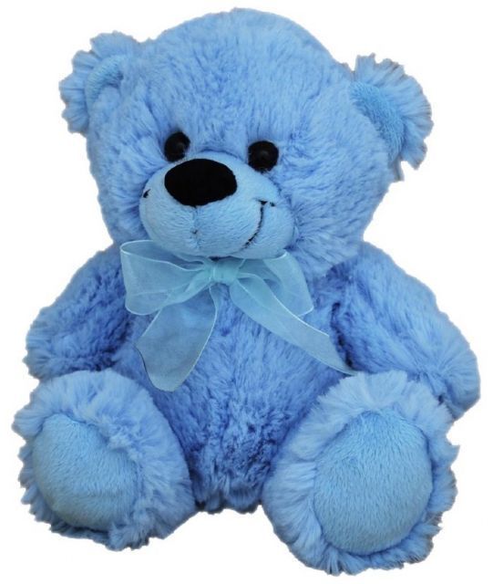 (image for) Plush Bear Bright Blue (18cm)