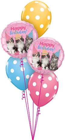 (image for) Birthday Kittens Bouquet