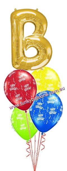 (image for) Big Single Letter Birthday (Choose Initial & Colour)